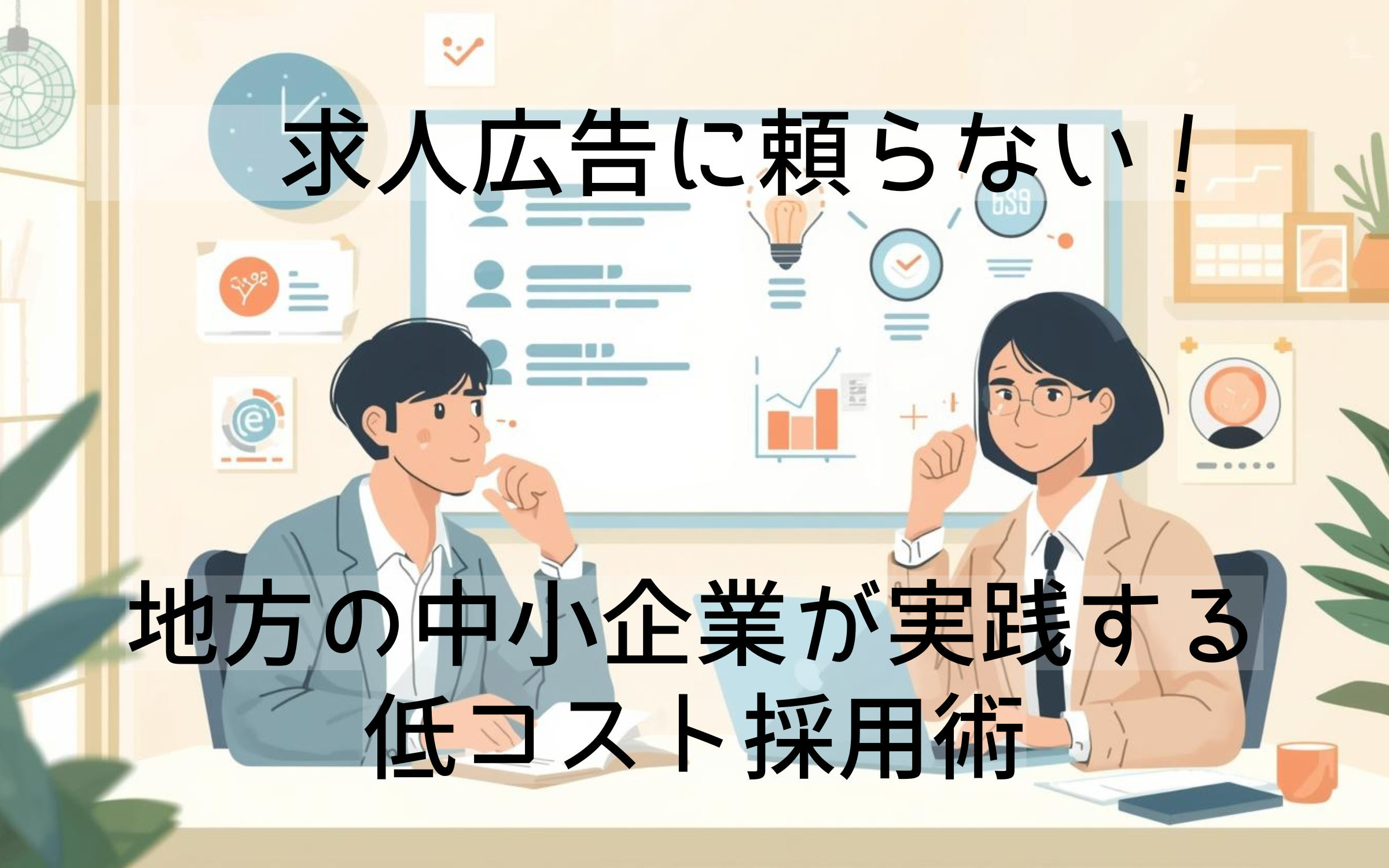 求人広告に頼らない！地方の中小企業が実践する低コスト採用術