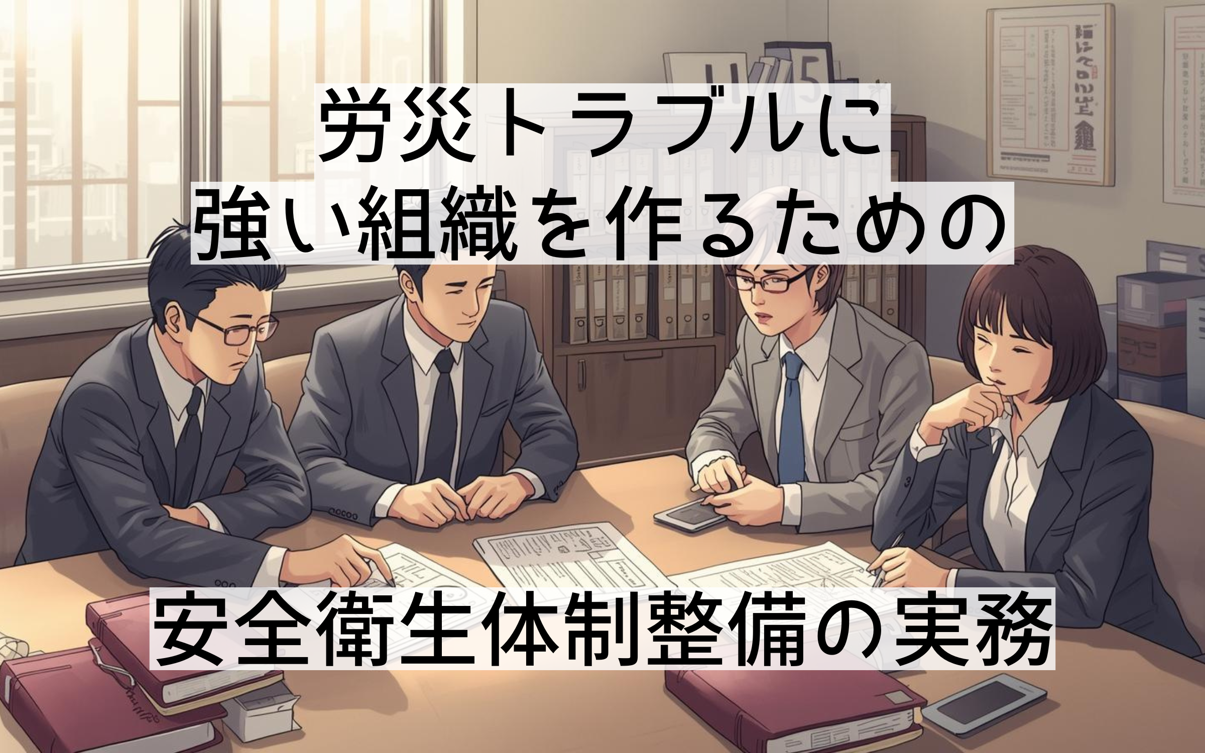 労災トラブルに強い組織を作るための安全衛生体制整備の実務
