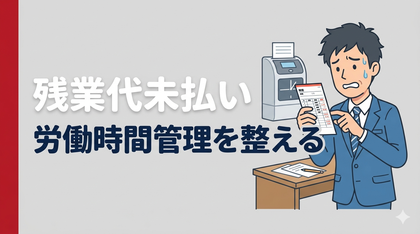 「残業代が支給されていない」と言われる前に——姫路の中小企業が整えるべき労働時間管理の基本