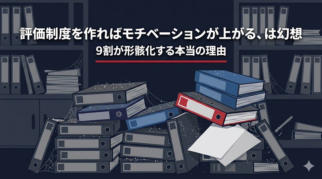 評価制度を作れば社員のモチベーションが上がる、は幻想——9割が形骸化する本当の理由を姫路の特定社労士・採用定着士が解説